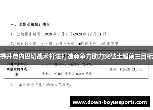 提升费内巴切战术打法打造竞争力助力突破土超前三目标